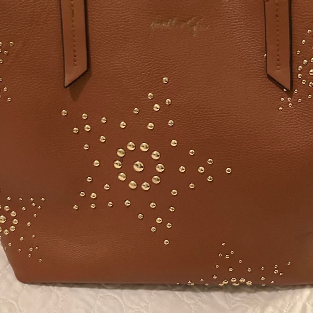Kendall & Kylie Brown Star-Embellished Tote - Picture 3 of 11